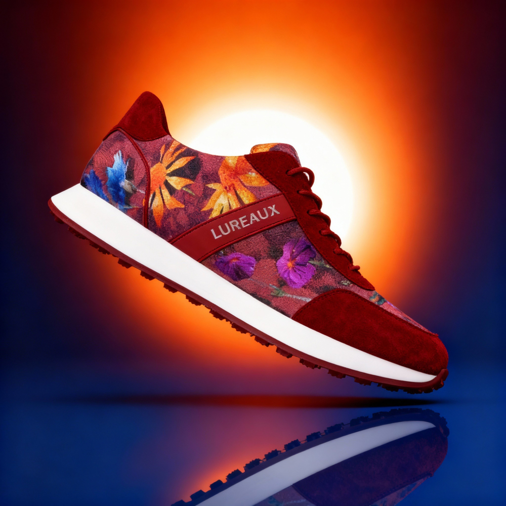 Rosso Velour Flora Runner