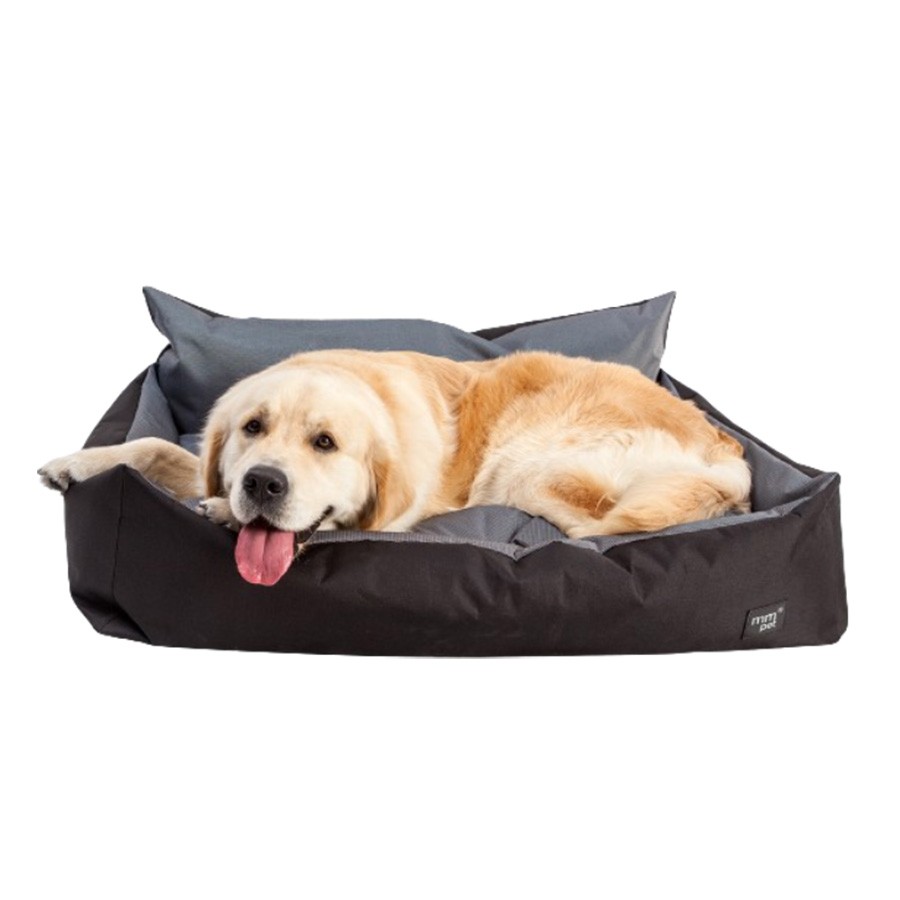 CAMA RETANGULAR PRETA PARA CÃES