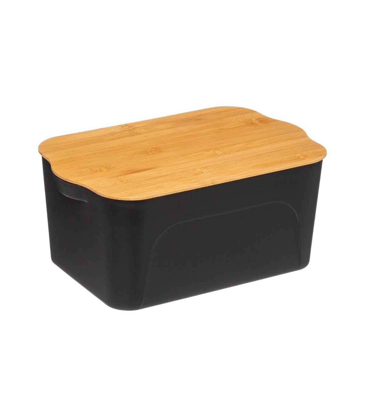 BOITE PLASTIQUE COUVERCLE BAMBOU 6.5L
