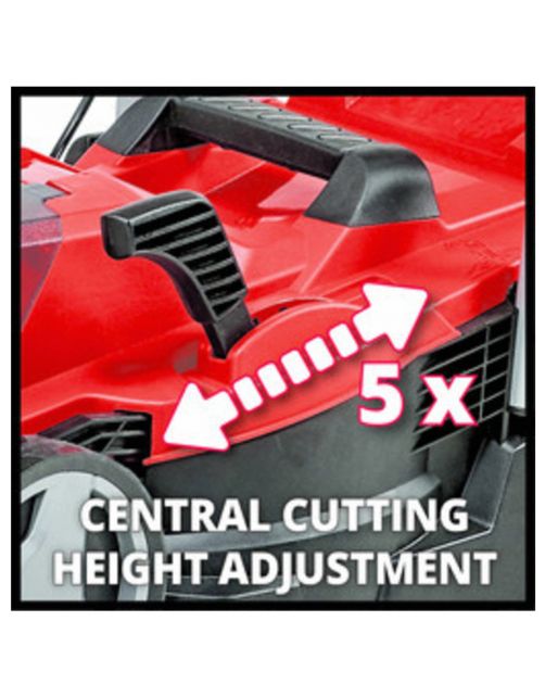 Einhell Accu Grasmaaier - Grasmaaier - Rood Zwart