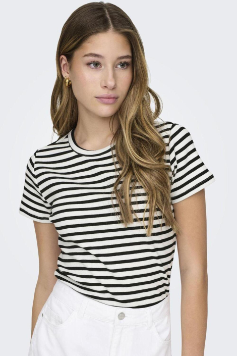 Jacqueline de Yong witte dames t-shirt