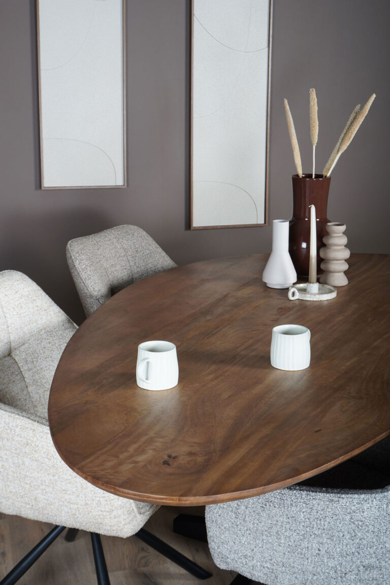 Eettafel Ray mangohout 220x100 cm