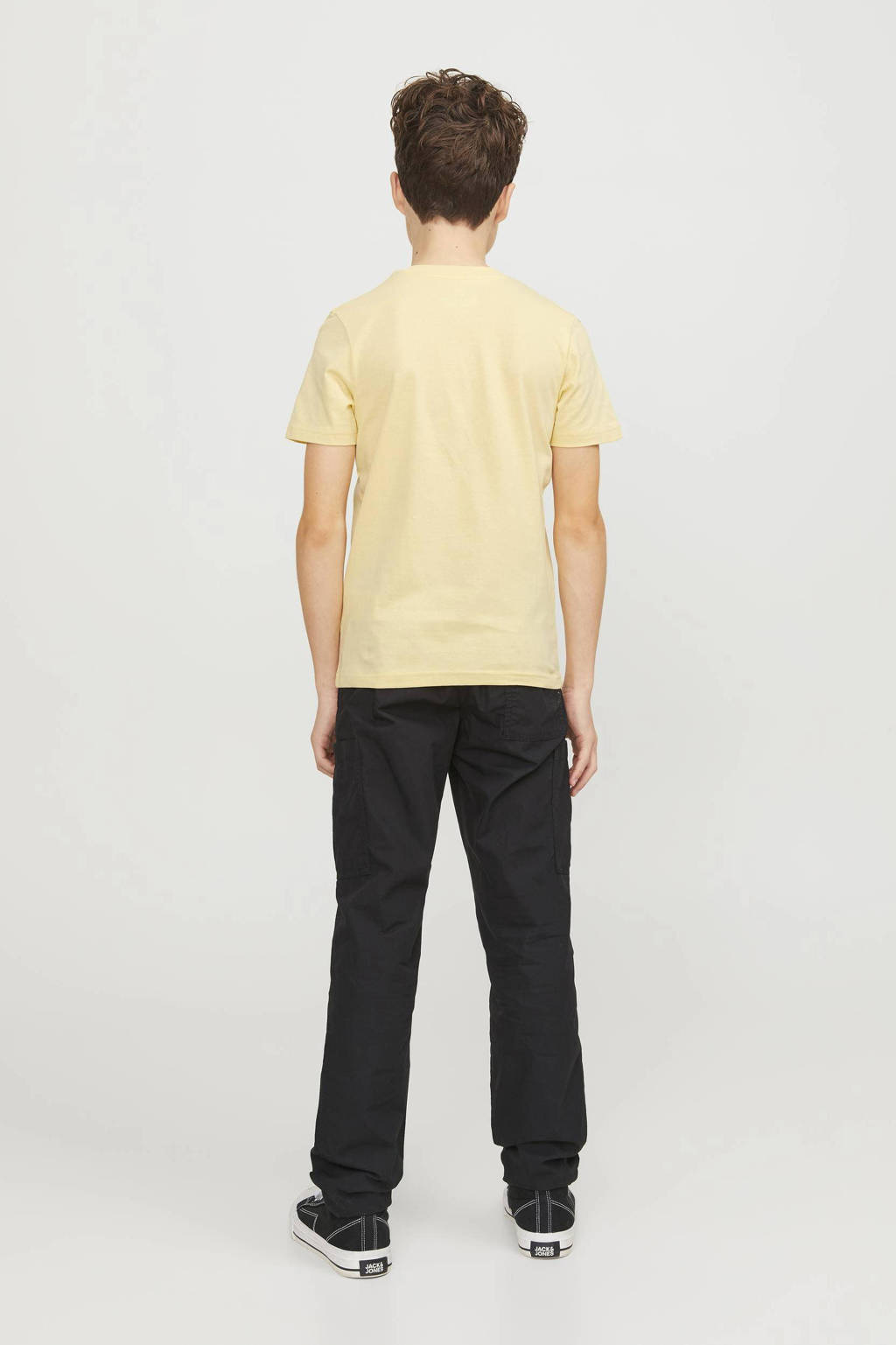 JACK & JONES T-shirt JORHEAVENS met printopdruk geel