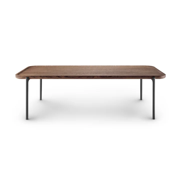 Eva Solo - Savoye Couchtisch H 35 cm, 120 x 50 cm, Eiche geräuchert / schwarz