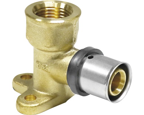 Veporit. Persfitting wandplaat Verbind TH en U-profiel 20 mm x 1/2