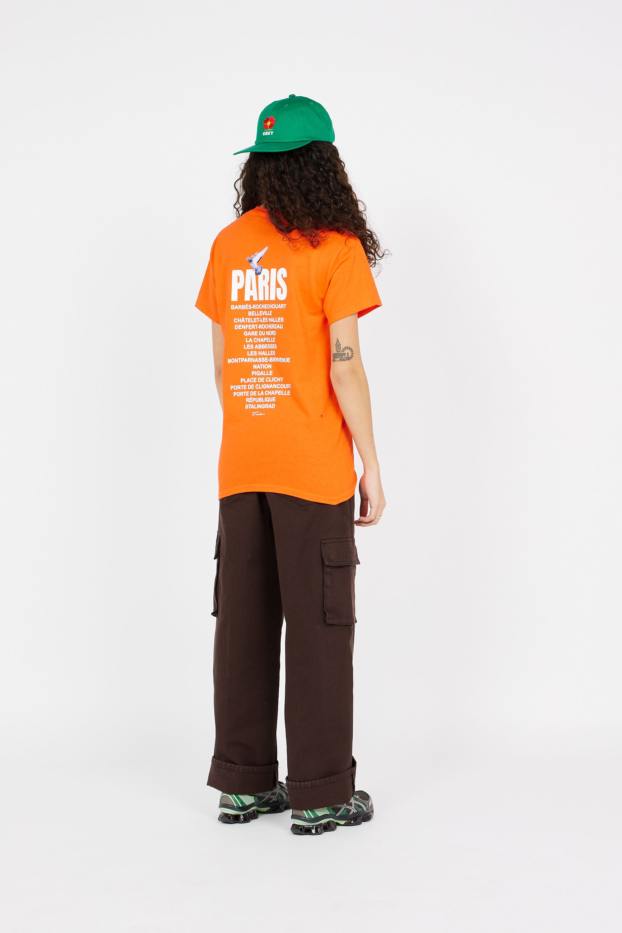 TEALER T-shirt  TS PARIS CITY DISTRICT ORANGE Orange