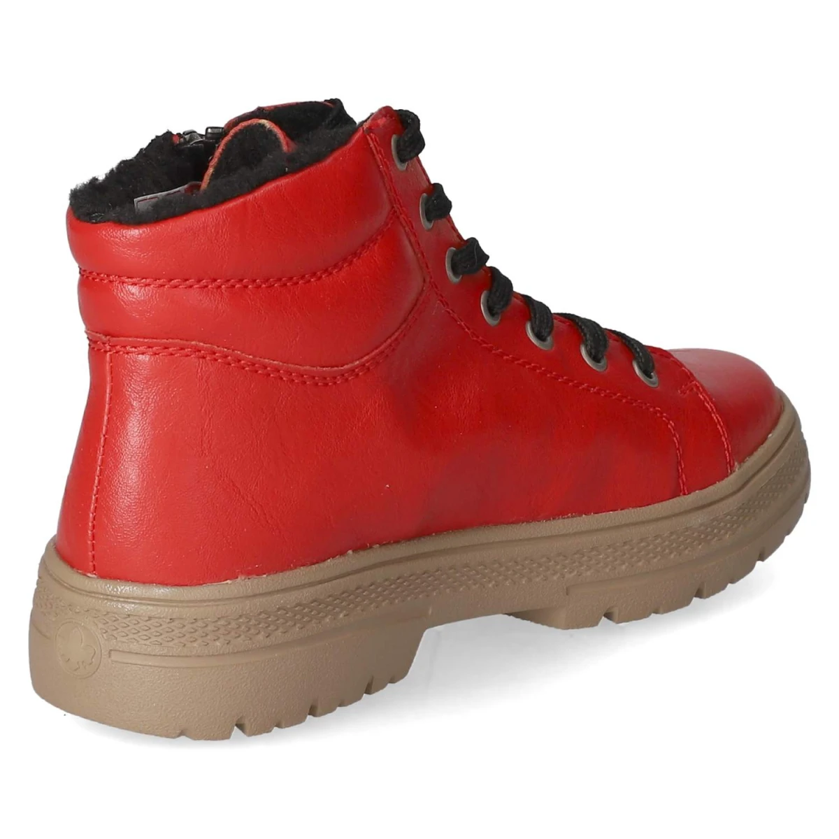 RiekerSchnürstiefeletten - red