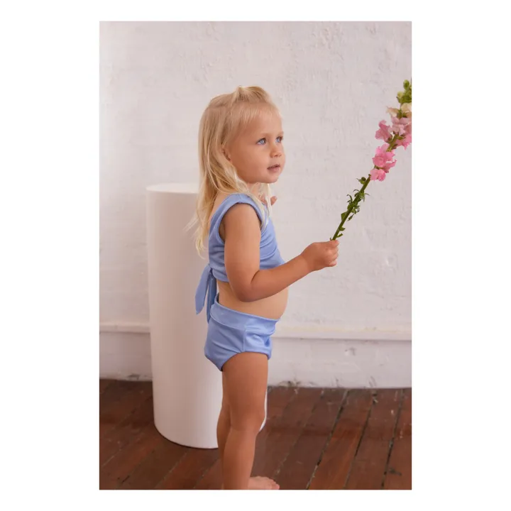 Ina Swim Slip de Bain Matière Recyclée Lumi  | Bleu ciel