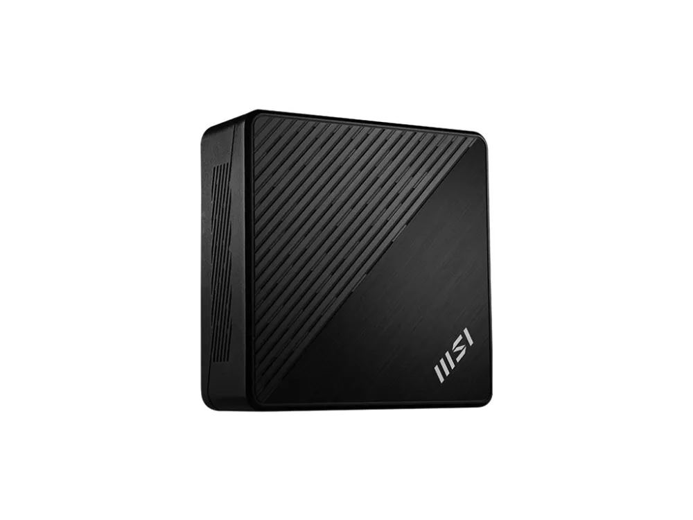 MSI Cubi N ADL 002EU - Mini PC N-series N100 / op til 3.4 GHz - RAM 4 GB - SSD 128 GB - NVMe - UHD Graphics - Gigabit Ethernet - Win 11 Pro - skærm: ingen - sort