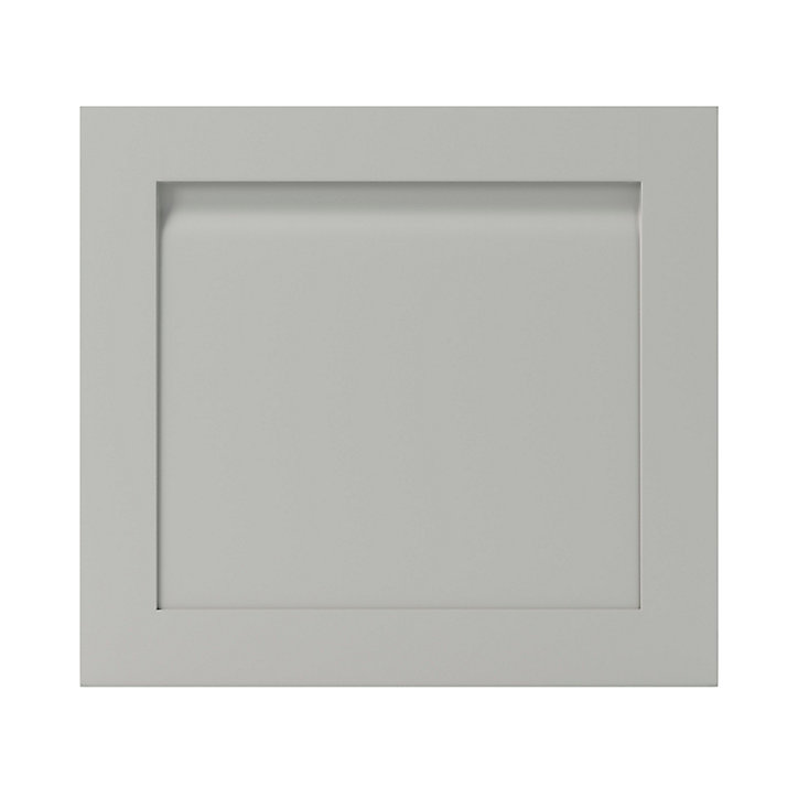 Porte de colonne de cuisine Garcinia gris ciment L. 60 cm x H. 55 cm GoodHome