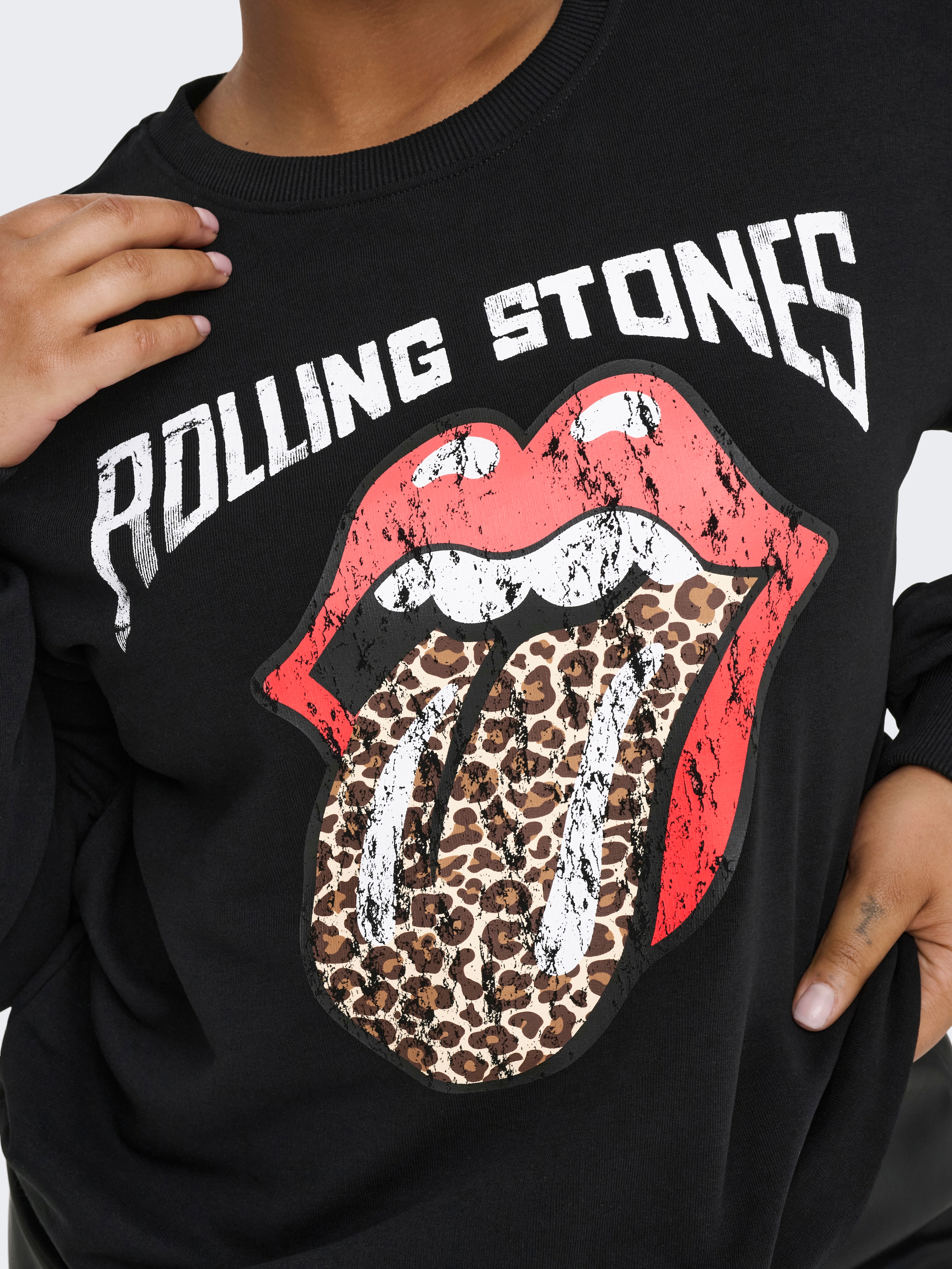 ONLY CARMAKOMA Sweatshirt »CARROLLI L/S O-NECK SWEAT LC JRS«