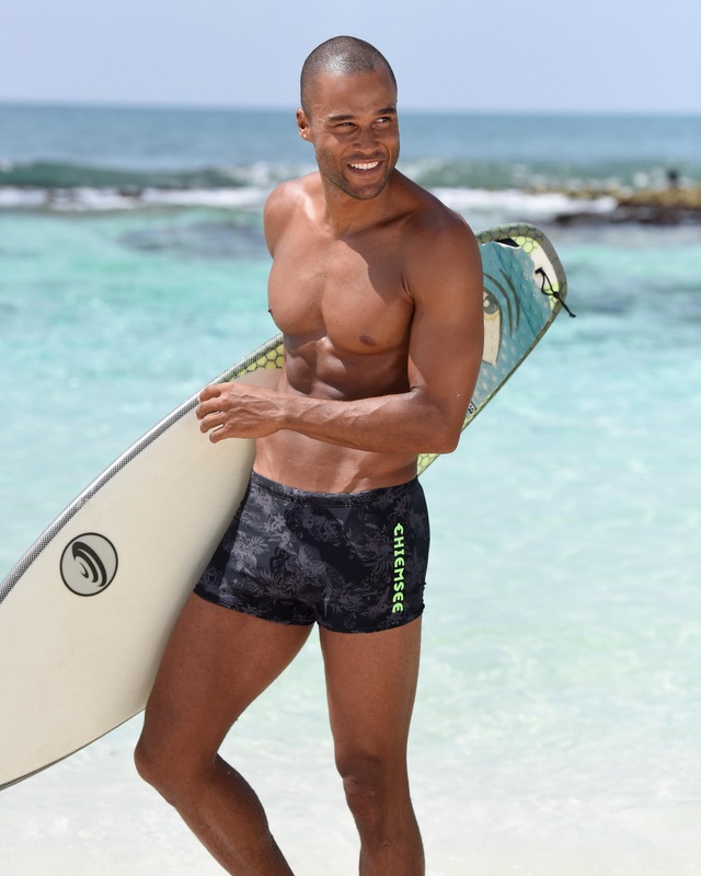 Chiemsee Boxer-Badehose , mit Print