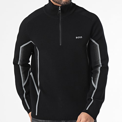 Sweat Col Zippé Zarklo 50504952 Noir