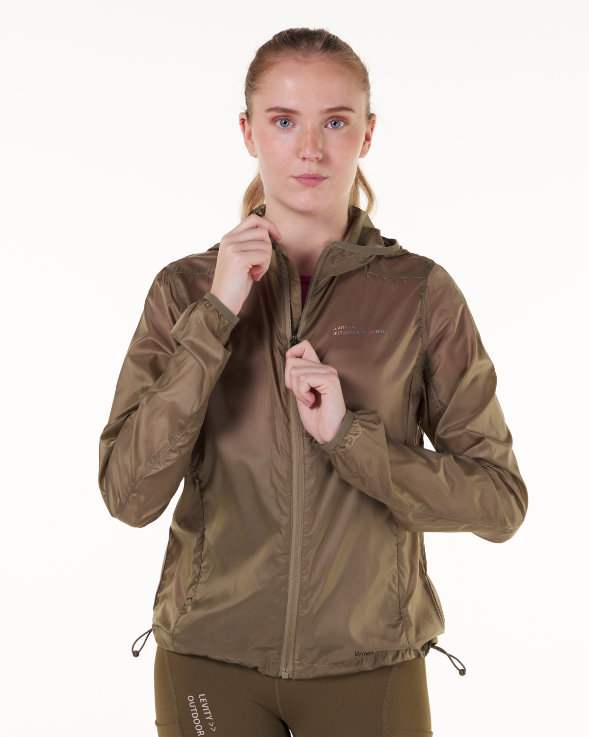 LEVITY Fusion Packable Lightweight Jacket Bay Leaf