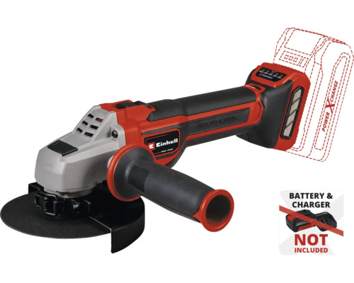 Einhell Power X-Change TP-AG 18/125 CE Q Li accu haakse slijper - Alleen kaal gereedschap, zonder accu en lader