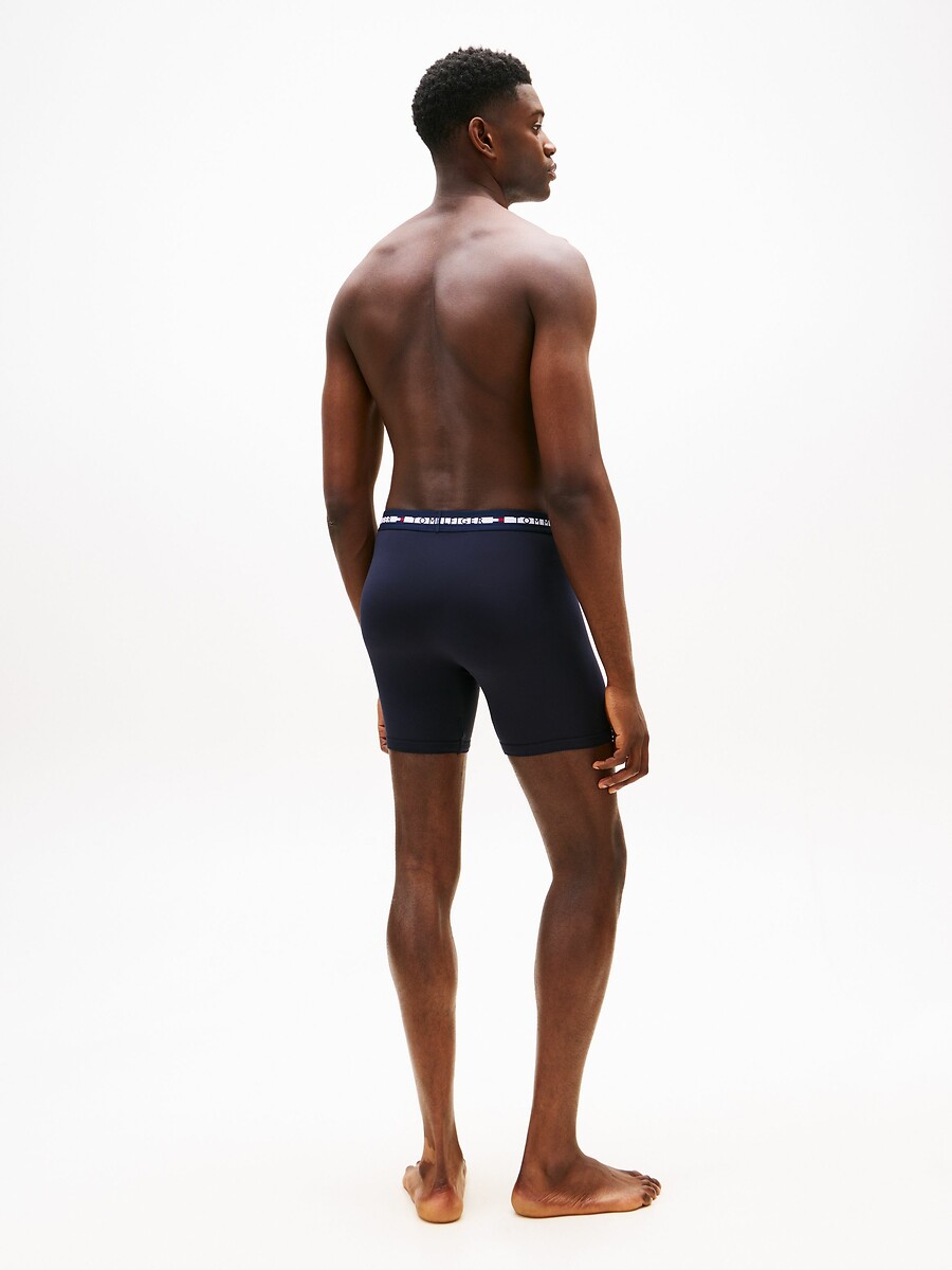 TOMMY HILFIGER<br>Conjunto de 3 cuecas boxer lisas