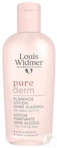 Louis Widmer Purederm Lotion Purifiante Sans Alcool Sans Parfum Flacon 200ml