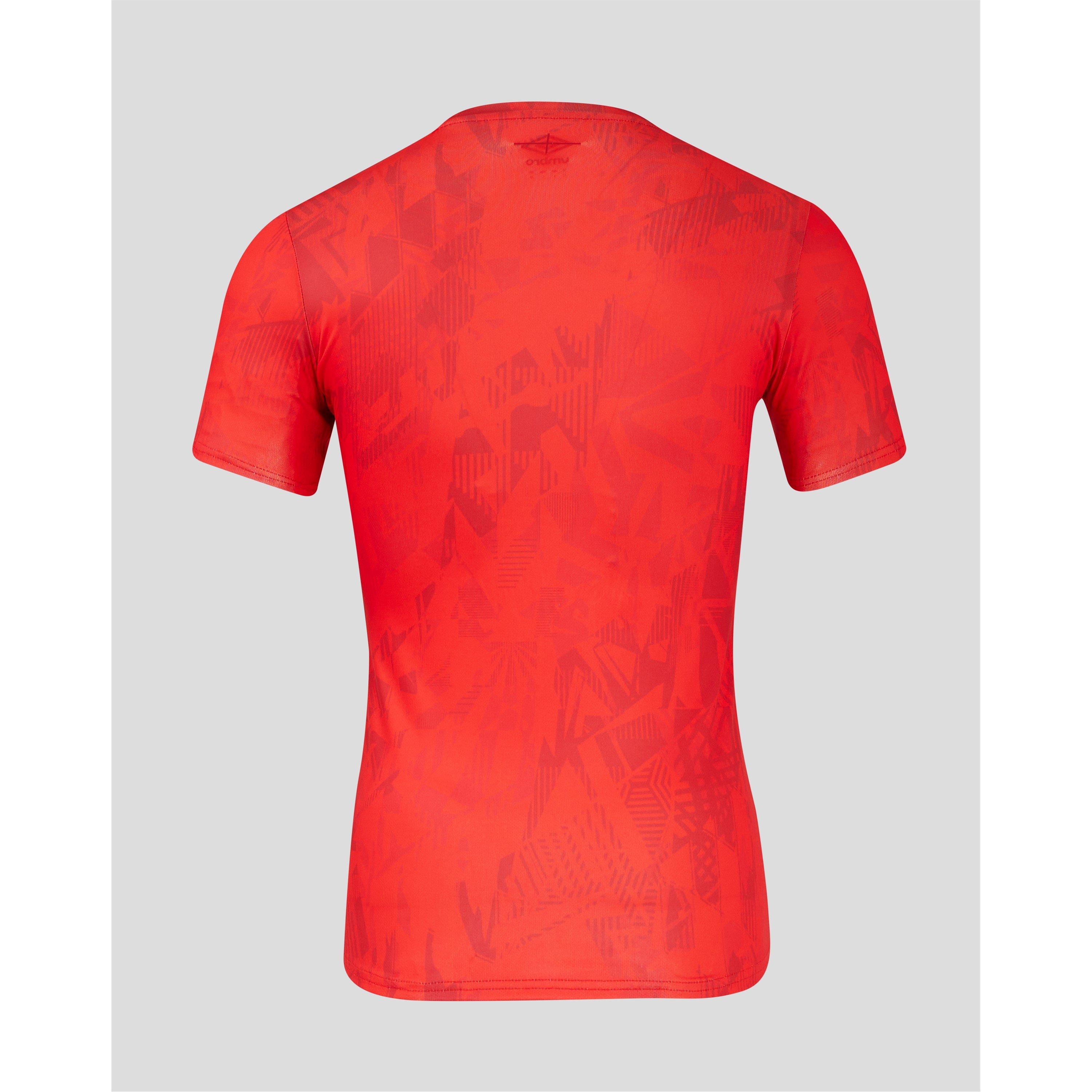 Umbro England Rugby Red Roses Warm Up Shirt 2024 Womens