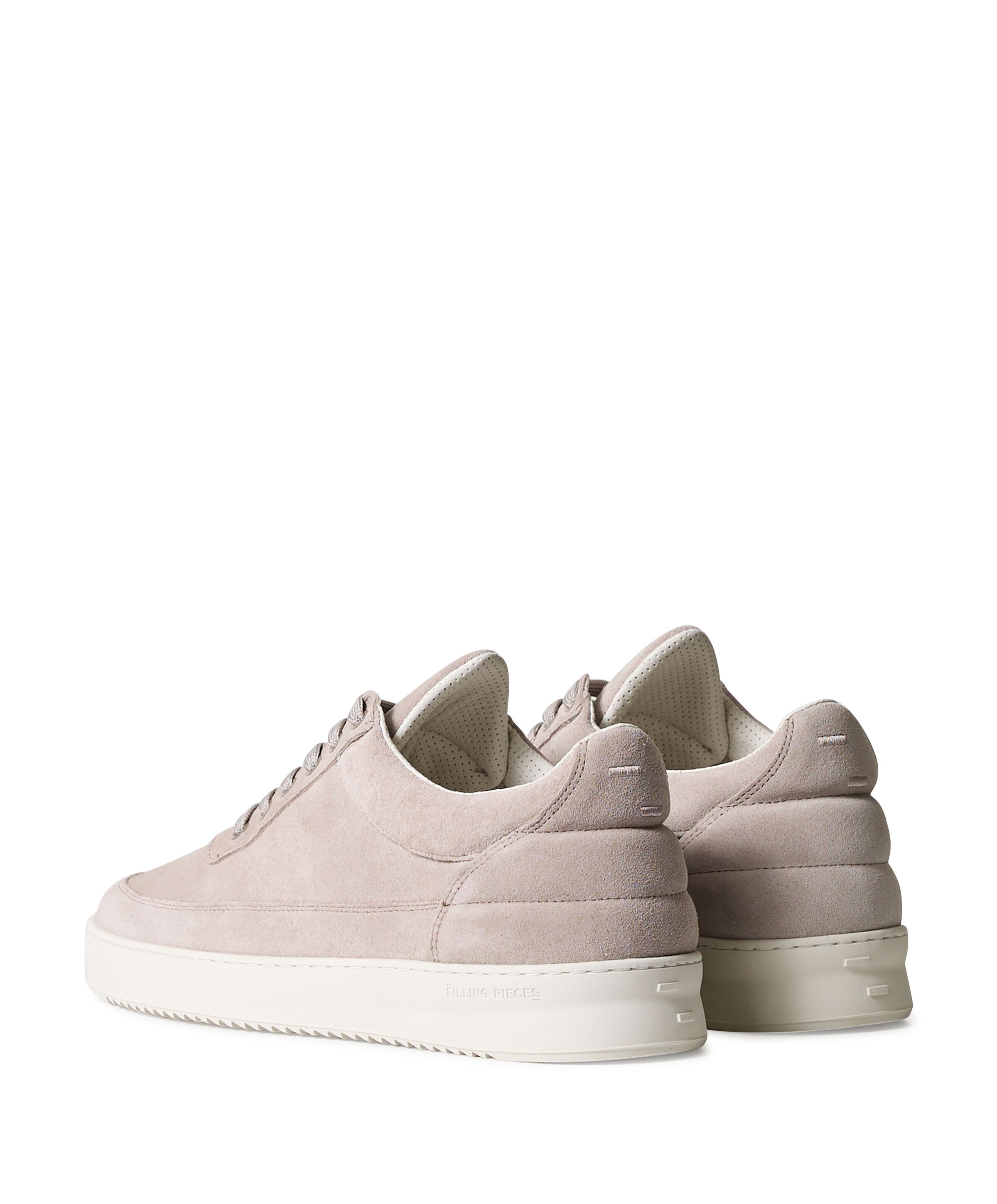 Filling Pieces Low Top Suede heren sneakers grijs