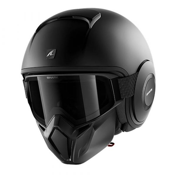 Shark Capacete Street Drak Blank Mat Black Mat - XS