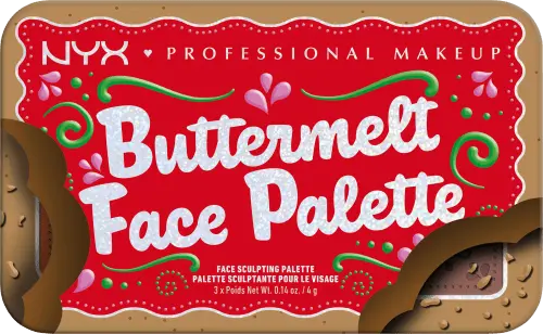 Holiday Buttermelt Face Palette Light/Medium