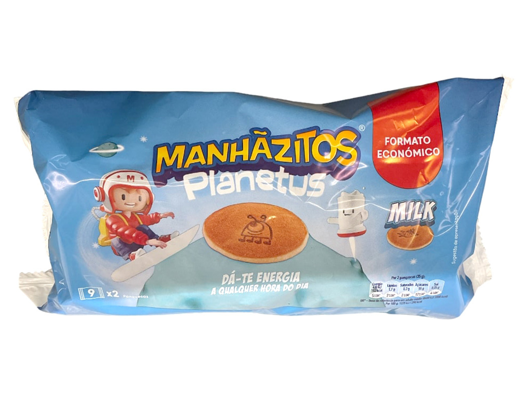 BOLO MANHAZITOS PLANETUS PACK 315G