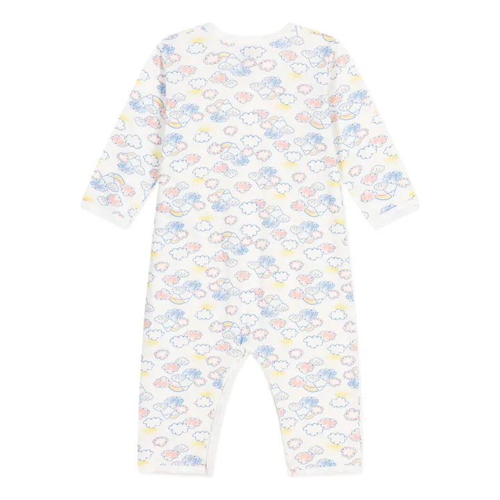 Petit Bateau Pyjama Miello Nuages | Blanc