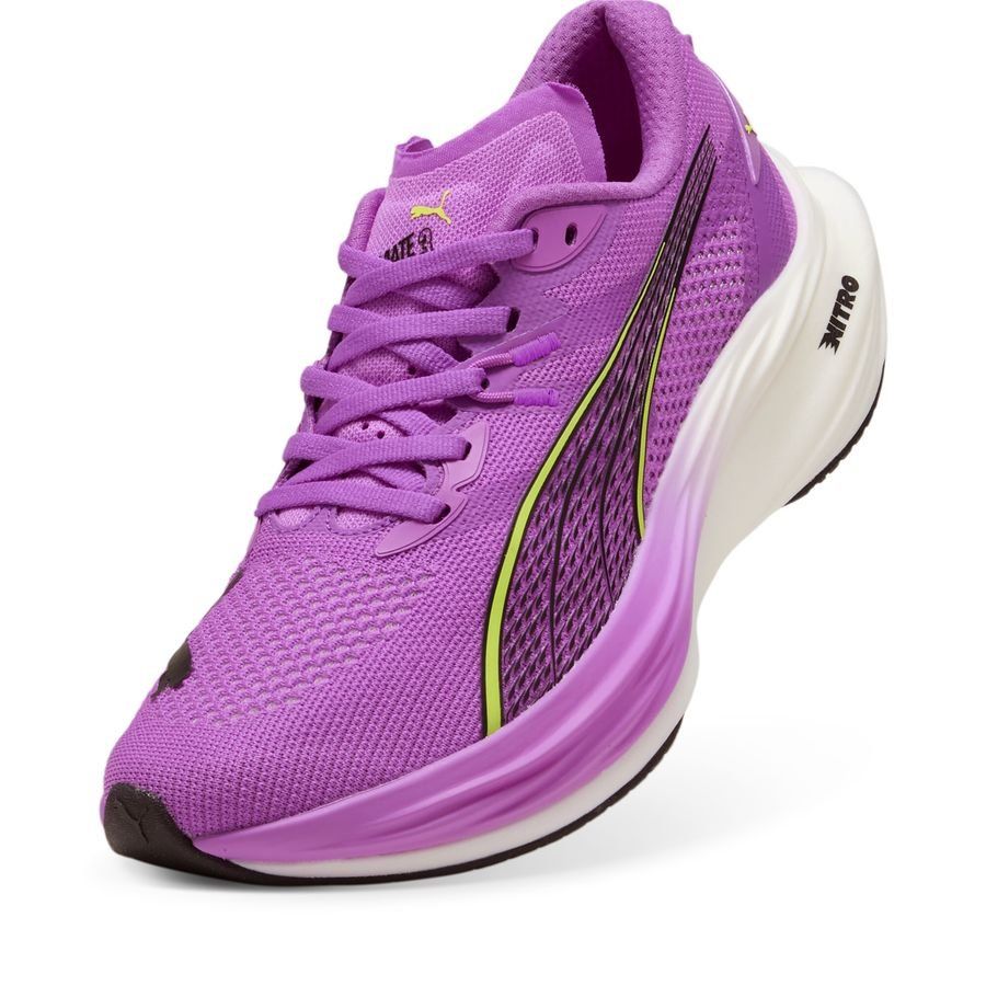 PUMA Chaussures de Running Deviate Nitro 3 - Pure Magenta/Jaune/Blanc Femme