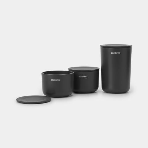 Opbergbakjes Set van 3 - Dark Grey