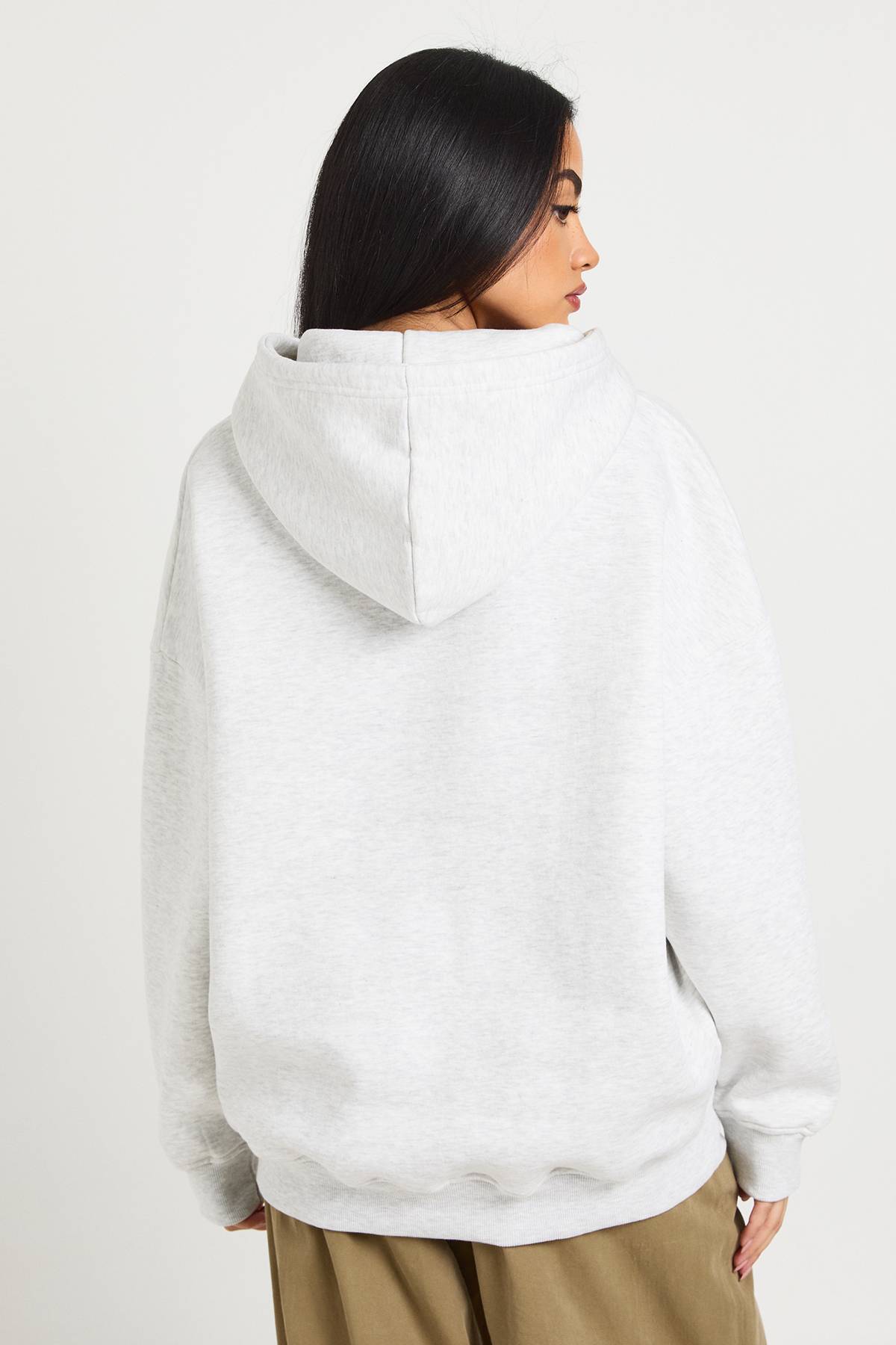 boohoo Sweat À Casynthétiqueche Oversized Avec Appliqué Lax