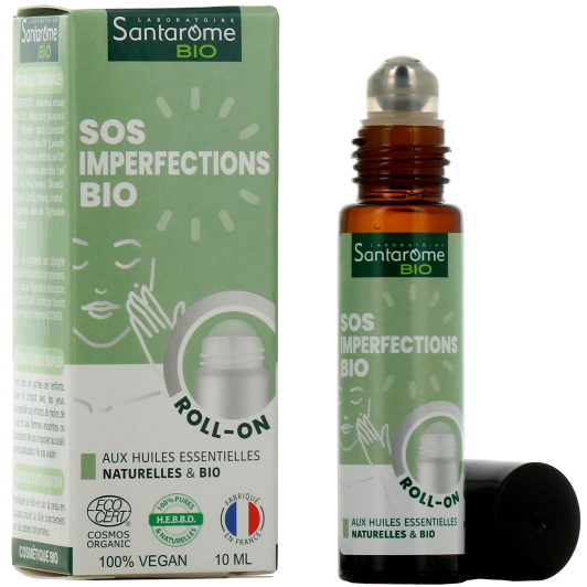 Roll-on SOS imperfections Santarome Bio - Soin anti-acné