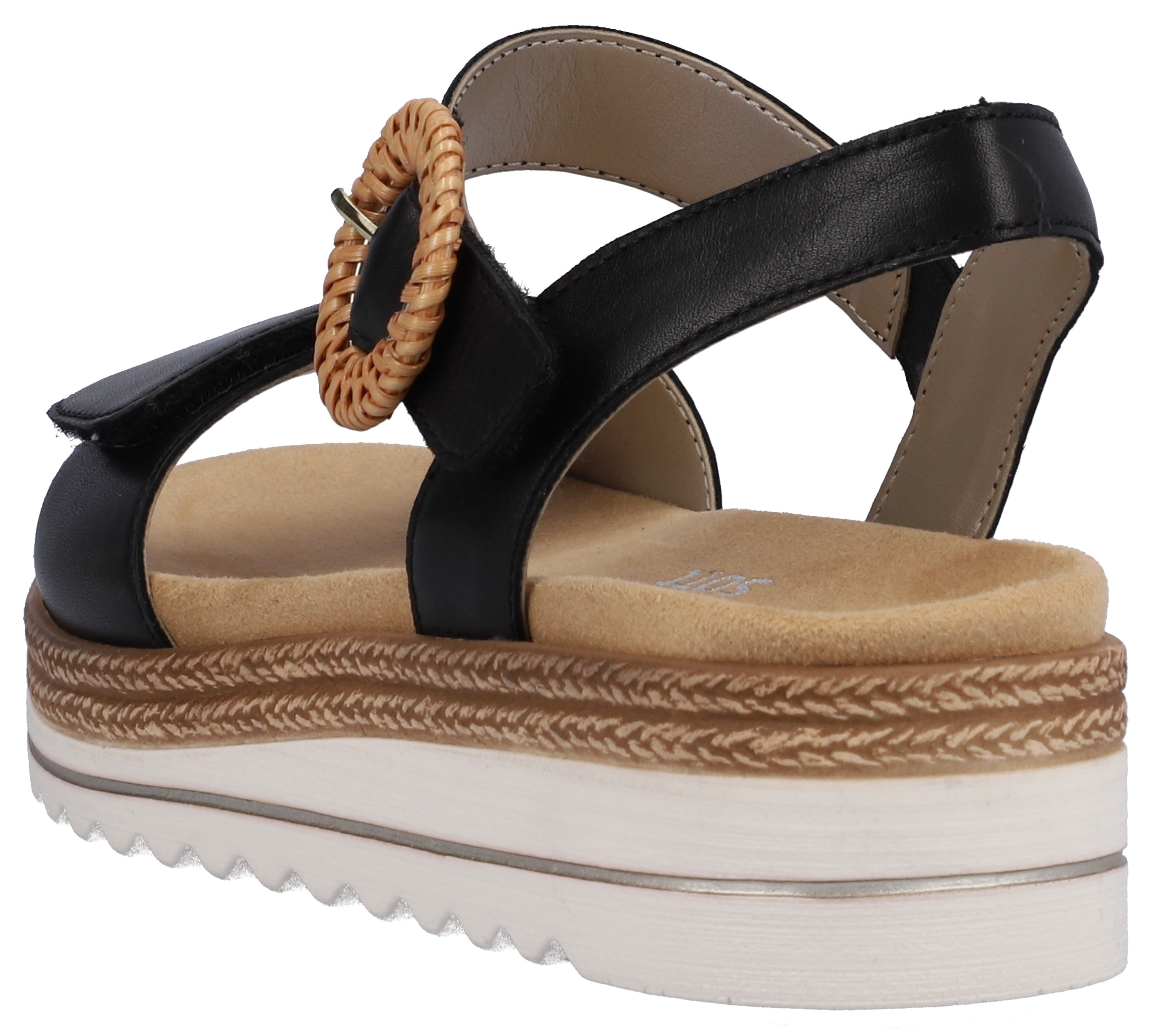 Remonte Keilsandalette  , Sommerschuh, Riemchensandale mit praktischem Klettverschlüssen