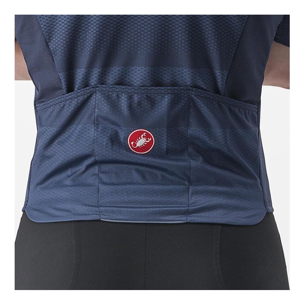 Castelli LIVELLI - Maillot Homme bleu/blanc
