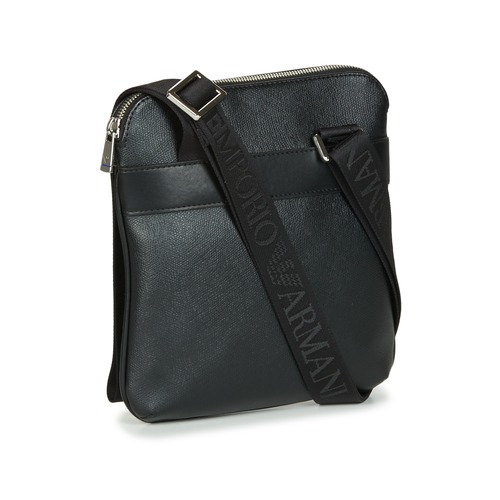 Emporio Armani - BUSINESS FLAT MESSENGER BAG Negro