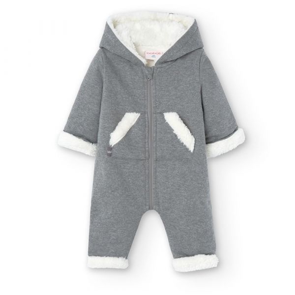 Boboli Pelele Play Knit 6 Meses Grey - 8445470461432