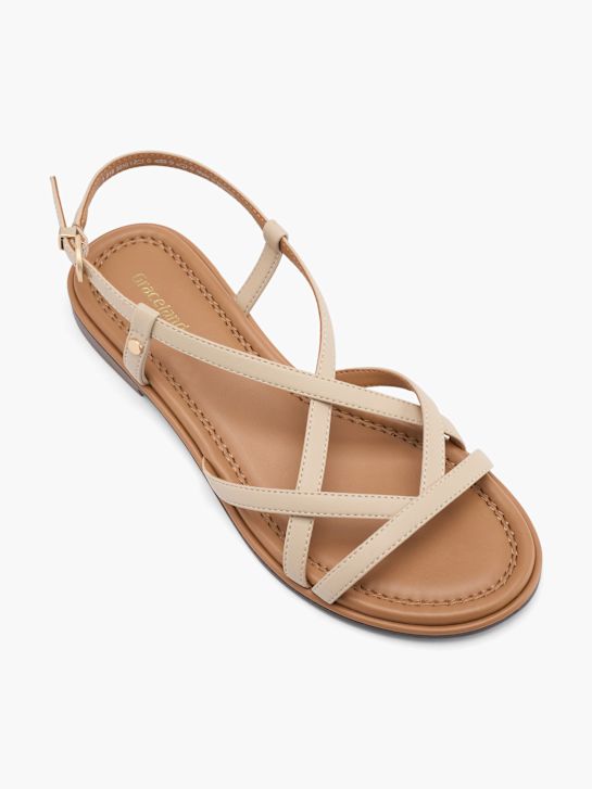 Graceland Sandale beige