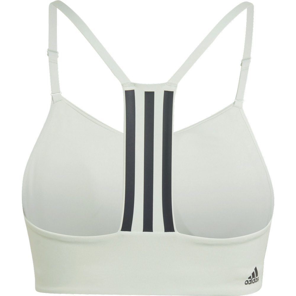adidas Aeroimpact Training Light-Support Sport BH Damen linen green