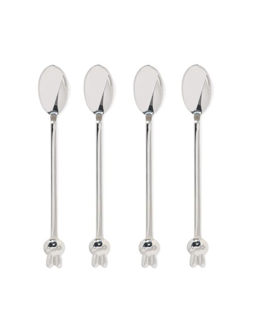 4 cuillères à thé en inox Miffy