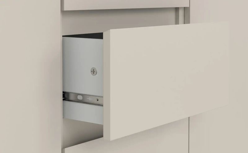 Dressoir Luna - Taupe - 121x91x50 cm