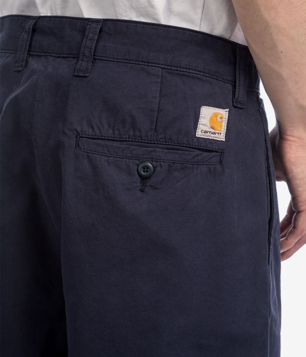 Carhartt WIP Calder Pant Dothan Poplin Hose (dark navy garment dyed)