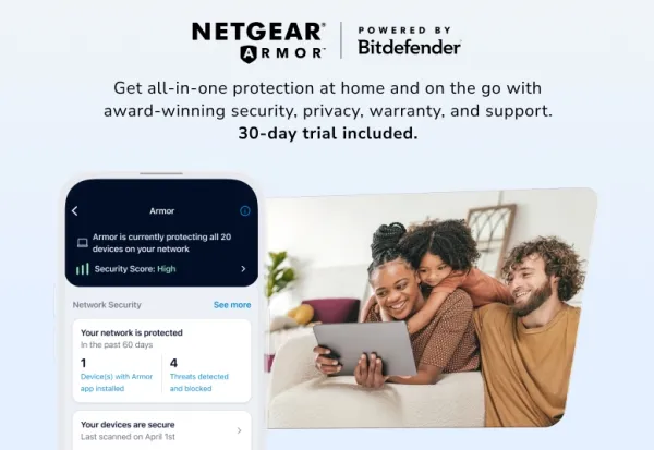 NETGEAR Orbi 870 Series RBE873 - Wi-Fi-system - (router, 2 extendere) - op til 9000 sq.ft - mesh 10GbE, 2.5GbE, Wi-Fi 7 Multi-Band