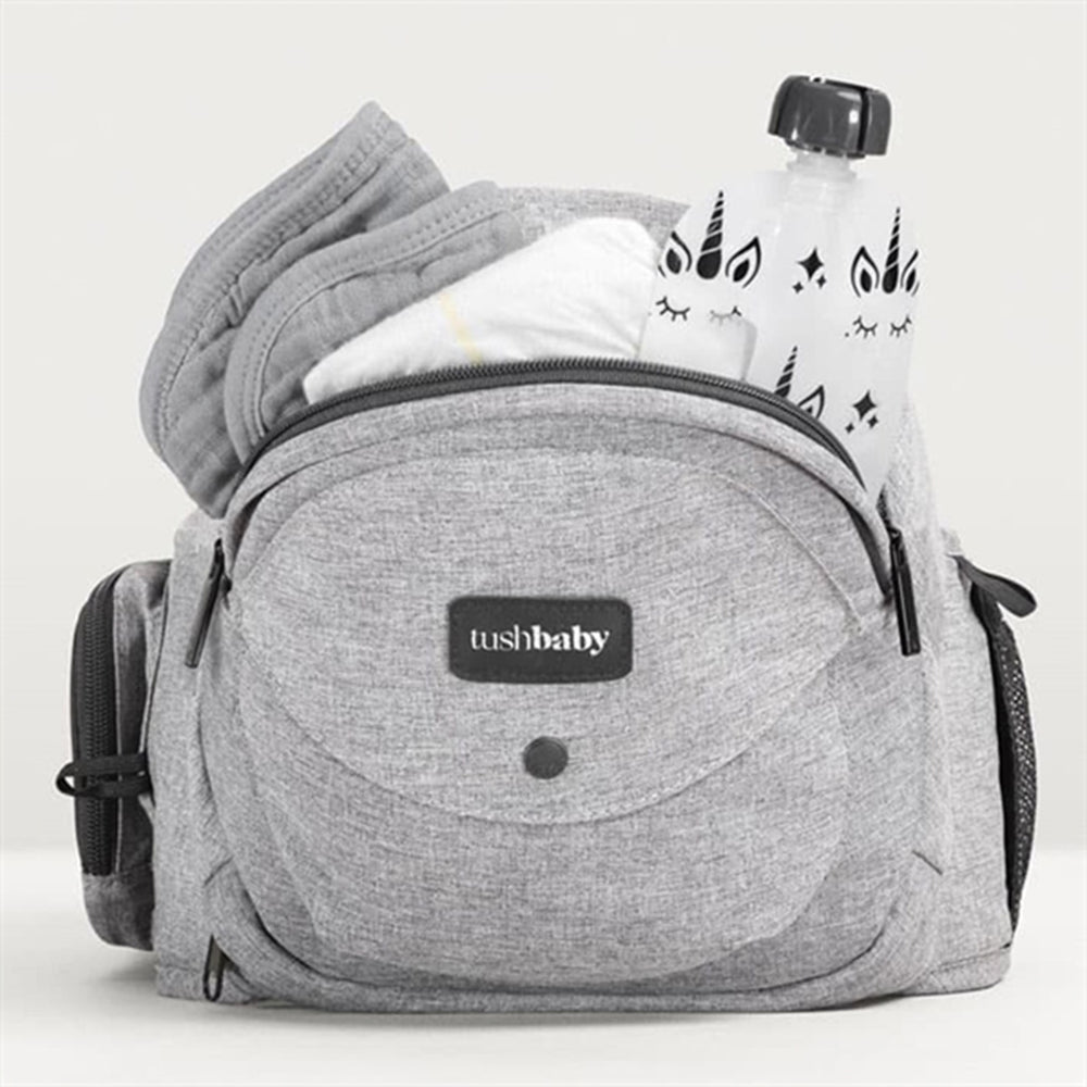 V2 Hip Carrier Grey - Tushbaby → Luksusbaby.dk