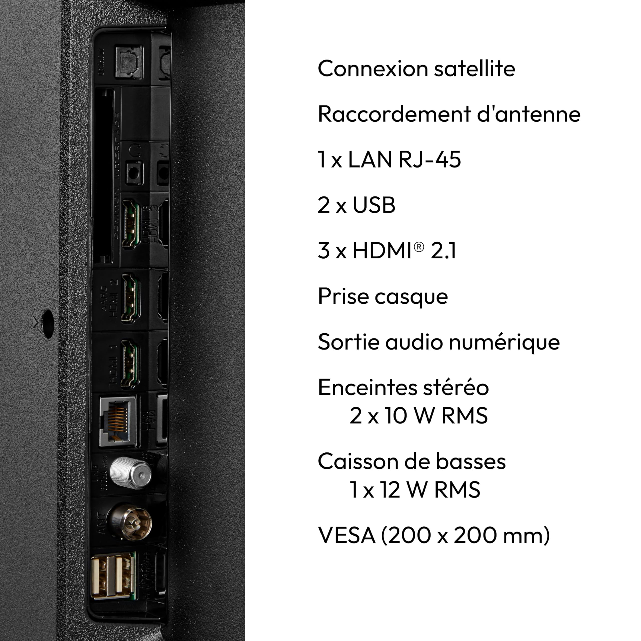 MEDION TV 55 Pouces 4K (138,8 cm) QLED Television (Smart TV 4K, Dolby Vision HDR, VIDAA Store, Prime Video, Disney+, DAZN, Paramount+, DTS X, Dolby At
