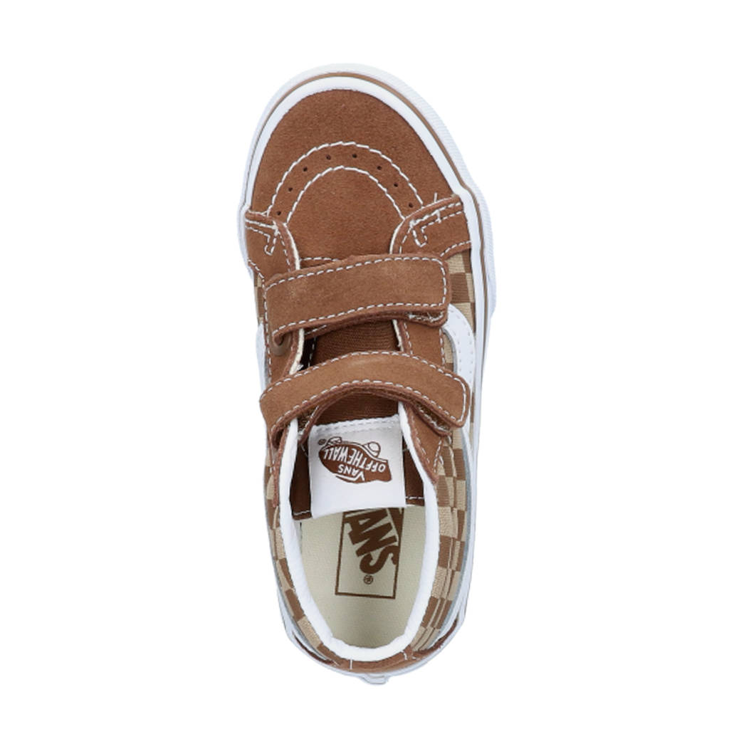 VANS SK8-Mid ReissueCheckerboard sneakers bruin/wit