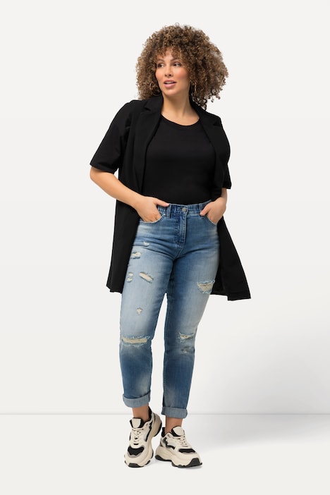 Jeans Sarah, Destroy-Effekte, Komfortbund, Stretch