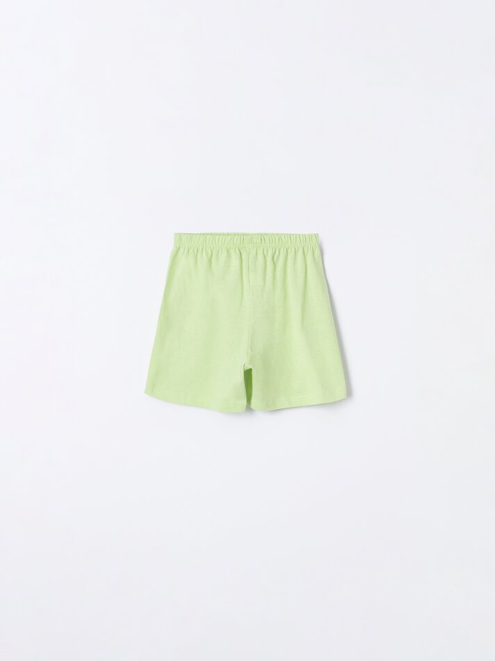 Conjunto de pijama curto estampado do Bob Esponja - Branco Sujo