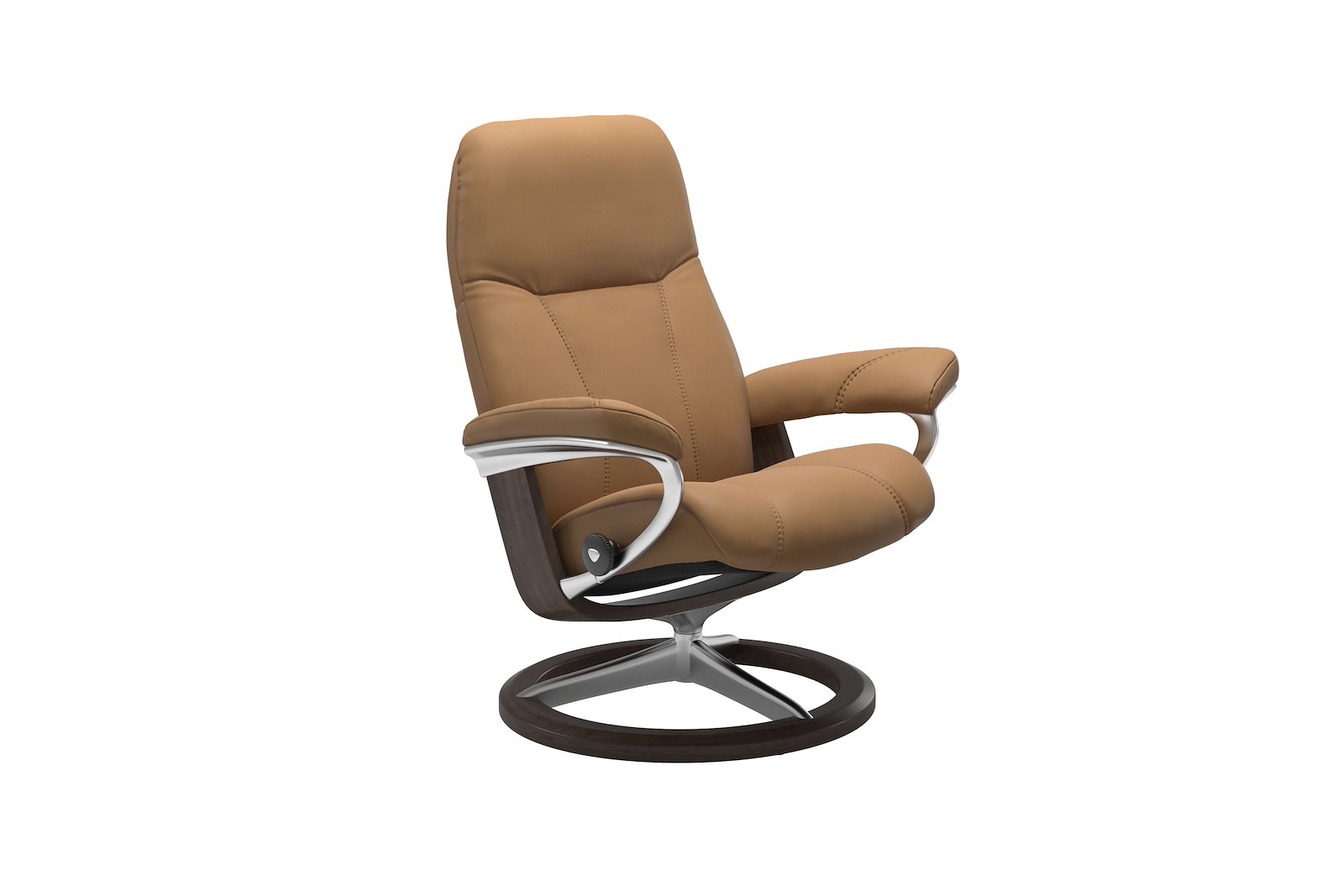 Consul (M) Signature lenestol Hud Paloma Spesial Taupe og Signature understell wengebeiset
