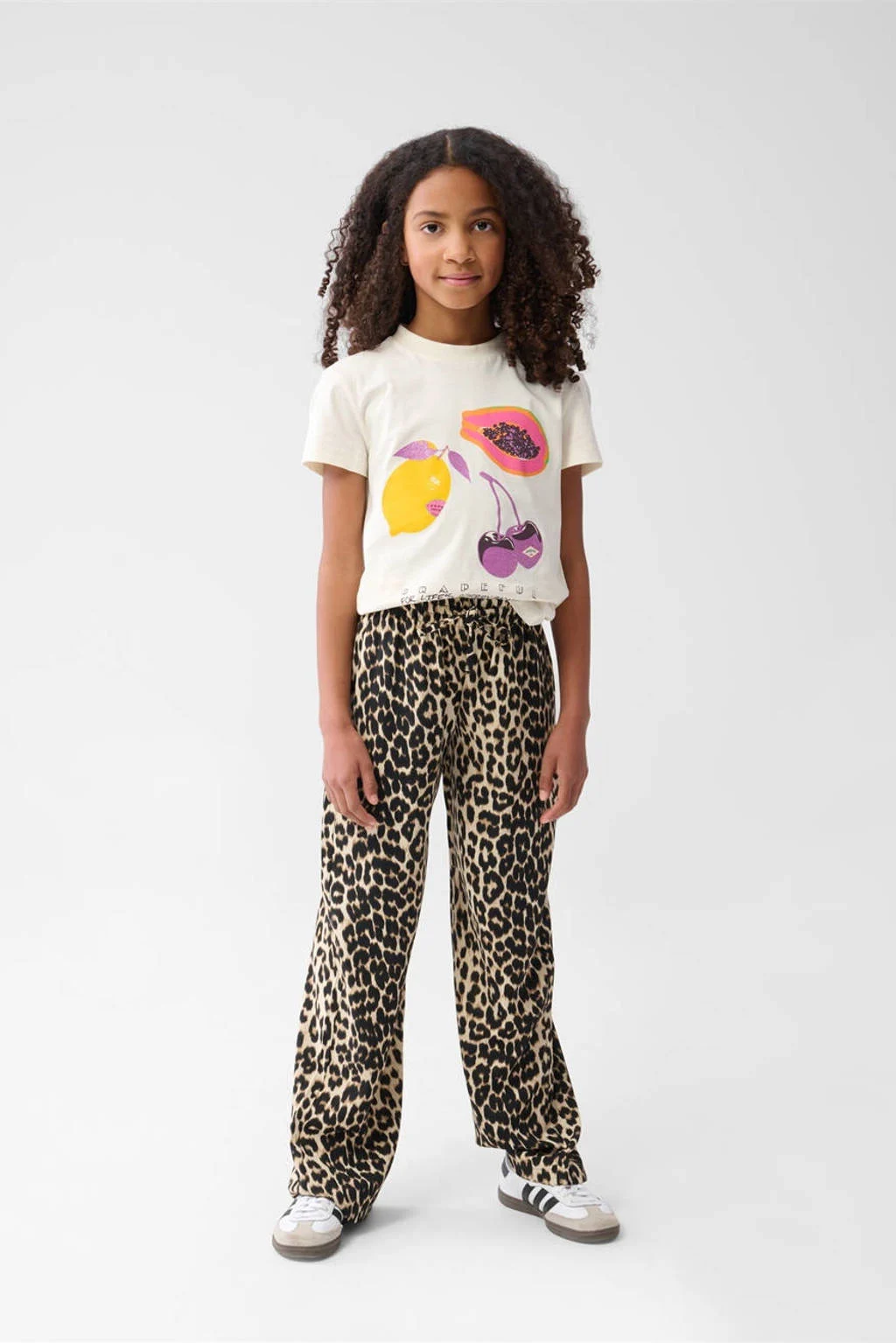 Shoeby wide leg palazzo broek bruin