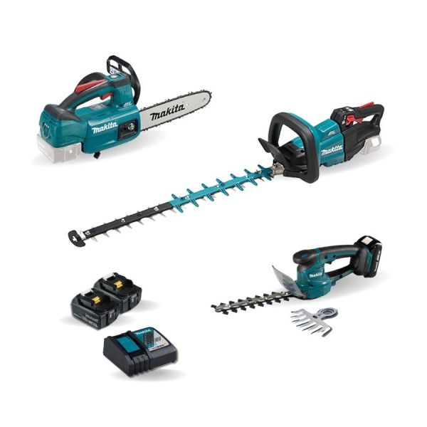 Makita Motosserra DUC254Z   Corta Sebes DUH601Z   Tesoura de Erva DUM111SYX 18V
