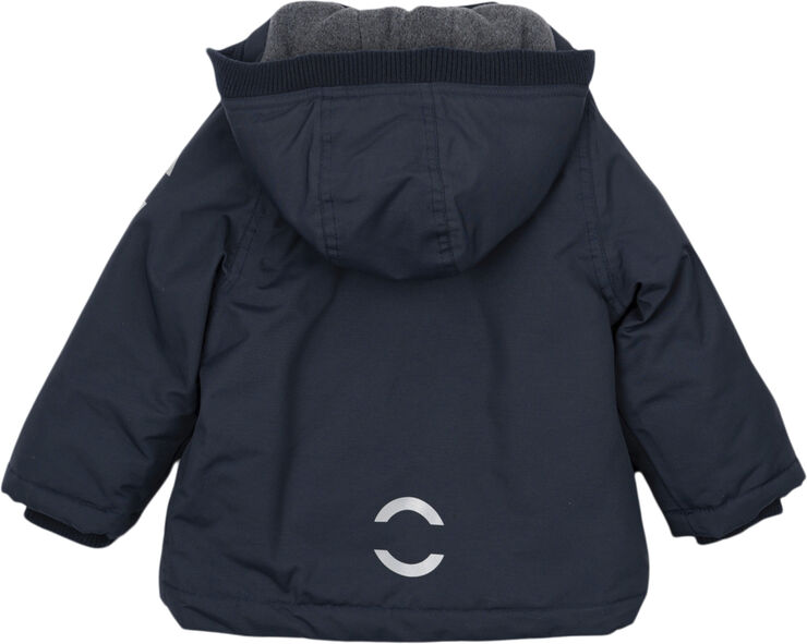 Mikk-Line Nylon Baby Jacket - Solid Blue nights